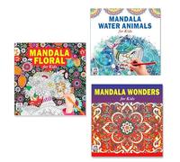 Sea Animals + Unique Floral + Magical Creatures Art Designs Colouring Books For Kids | Sea Creatures | Floral Art | Magical Patterns | Art Therapy | Nature Designs | Ocean Creatures | Fantasy Art | Bi