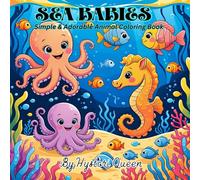 SEA BABIES: Simple & Adorable Animal Coloring Book