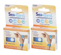Sea-Band® Bande Poignet Bleu Bracelet 2x2 pc(s)