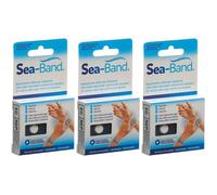 SEA-BAND® Bracelet acupression adulte noir 3x1 P