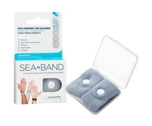 Sea Band Bracelet D'Acupression Adulte Gris 2 Pièces
