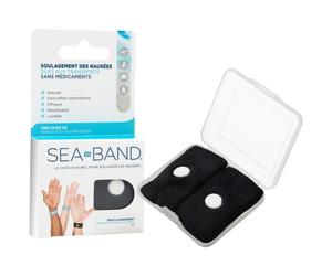 Sea Band Bracelet D'Acupression Adulte Noir 2 Pièces