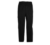 SEA BARRIER Pantalon homme hiver avec poches cargo coton élastique JACO-Stretch, Noir , XXL
