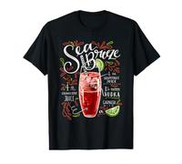 Sea Breeze Cocktail Recette Classique Buveur de Vodka Humour T-Shirt Graphique avec Valeur
