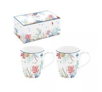 SEA BREEZE Coffret 2 mugs 30 n porcelaine