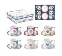 SEA BREEZE Coffret 6 tasses à café 10 n Porcelaine