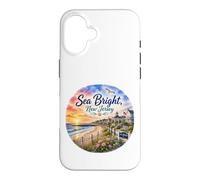 Sea Bright, New Jersey, États-Unis, Shore Beach, Côte des États-Unis Coque pour iPhone 16