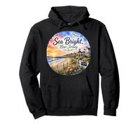 Sea Bright, New Jersey, États-Unis, Shore Beach, Côte des États-Unis Sweat à Capuche