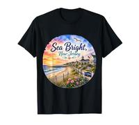 Sea Bright, New Jersey, États-Unis, Shore Beach, Côte des États-Unis T-Shirt