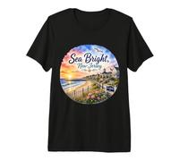 Sea Bright, New Jersey, États-Unis, Shore Beach, Côte des États-Unis T-Shirt Haut de Gamme