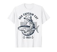 Sea Captain Fish Nautical Vintage Maritime 1923 T-Shirt