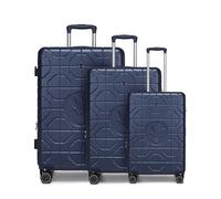 Sea choice Set de 3 Valises de Voyage Extensible 100% PC Ultra Legere Valise Grande Taille Cabine Bagages Porte-gobelet avec roulettes Pivotantes 360° et Serrure TSA