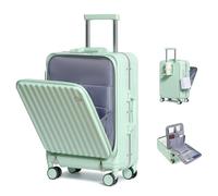 Sea choice Valise PC Bagage à Main avec Avant Poche Ordinateur Trolley Rigide Bagages avec 4 Roues Serrure TSA, Porte-gobelet, 55x36x23cm, 40L