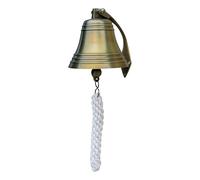 Sea-Club Cloche murale en laiton vieilli, diamètre = 13 cm