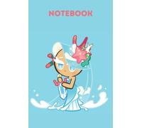 Sea Fairy Cookie In Cookie Run Kingdom Notebook: Sea Fairy Cookie cover (6 x 9) inches 120 pages,Sea Fairy All cookies in cookie run kingdom composition ... , Writing