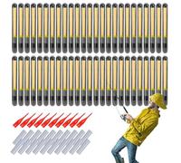 Sea Fishing Glow Sticks, 2.5/3.5/4.5mm, Rod Tip Light, Night Fishing Gear, Ultra Bright Luminous Glow, Long Lasting Battery, (3 Sizes), Ideal for Nighttime Fishing Adventures