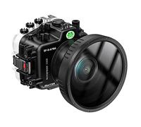 Sea frogs Boîtier de caméra sous-marine compatible avec Sony A7M4 16-35 mm IPX8 40 m/130 ft Profondeur de plongée maximale Boîtier étanche pour plongée, surf, aviron, ski