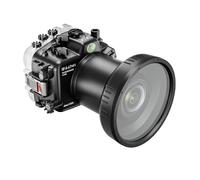 Sea frogs Boîtier étanche sous-marin compatible avec Sony A7V, FE 4/24-105 G OSS, FE 2.8/90 Macro G OSS, profondeur nominale de 40 m (KL-A7V+FL100)