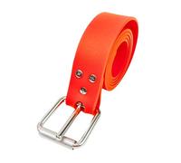 Sea frogs Ceinture de poids pour plongée libre Marseillaise en caoutchouc de qualité supérieure avec boucle à dégagement rapide 135 cm (orange)