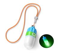 Sea Frogs Lampe de signalisation extérieure sous-marine à sifflet Lampe de signalisation de plongée de nuit LED Lampe de sécurité clignotante pour plongée SOS (Vert)