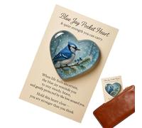 Sea Glass Friendship - Verre de mer 10 x 8 x 1 cm | Décoration pour meilleur ami | Pendentif souvenir | Cadeau d'amitié significatif avec carte de présentation pour meilleurs amis, liens longue