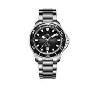 SEA-GULL Ocean Series Pro Montre mécanique automatique pour homme en acier inoxydable étanche avec calendrier lumineux 41 mm, Noir