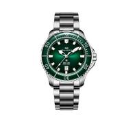 SEA-GULL Ocean Series Pro Montre mécanique automatique pour homme en acier inoxydable étanche avec calendrier lumineux 41 mm, Vert