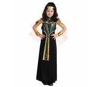 SEA HARE Costume de reine d'Egypte pour fille (M(7-9Y))