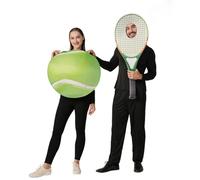 SEA HARE Ensemble de costume de tennis unisexe amusant pour adulte (taille unique)