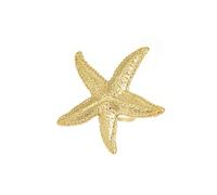 Sea Inspire Anneaux en forme d'étoile de mer en acier inoxydable robuste Décoration pour un usage quotidien ou pour les fêtes Inspiration de la nature