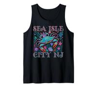 SEA ISLE CITY NEW JERSEY BLEU CRAB ÉTÉ PLAGE VACANCES Débardeur
