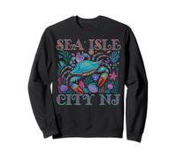 SEA ISLE CITY NEW JERSEY BLEU CRAB ÉTÉ PLAGE VACANCES Sweatshirt