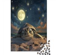 Sea La Tortue Puzzle 1000 Pièces Puzzle pour Adulte Jeu EduLe chatif 1000 Pièces Puzzles pour Adultes EnfLes Fourmis 1000pcs (75x50cm)