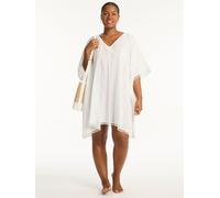 Sea Level Sea Level White Heatwave 100% Cotton Kaftan