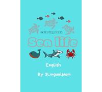 Sea life in English: Coloring book