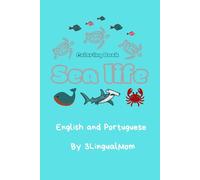 Sea Life in Portuguese and English: Coloring book