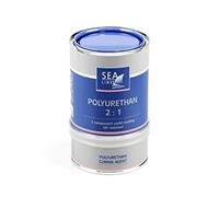 SEA, LINE Vernis 2K polyuréthane pour bateau - 0,75 l - Couleur : bleu clair