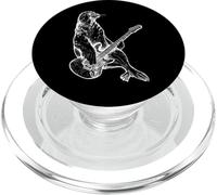 Sea Lion Jouant de la Guitare Guitariste Plage Musicien Groupe PopSockets PopGrip pour MagSafe