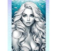 SEA MERMAID * COMPOSITION NOTEBOOK Journal Diary -Ocean Marine Folk Tale- East Indian Bollywood Girl: ֍Wide Rule֎OFFICE SCHOOL SUPPLY-PARTY ... Teen Homeschool College Ivy League University