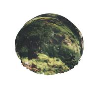 Sea of Clouds Bonnet de douche double couche pour femme Imperméable et durable Protège les cheveux pendant le bain, beauté