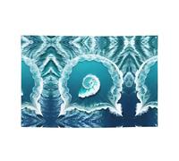 Sea of Love Bannière festive créant une atmosphère 119,4 x 180,3 cm pour Noël, fêtes nocturnes, réunions entre amis