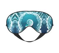 Sea of Love Masque doux pour les yeux, imprimé sur toute la surface, 96 % polyester, 4 % élasthanne