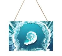 Sea of Love Panneau rectangulaire 20,3 x 30,5 cm Décoration murale élégante et moderne pour améliorer votre espace.