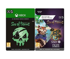 Sea of Thieves Standard | Xbox & Win 10 PC - Code jeu à télécharger + Sea of Thieves Captain’s Ancient Coin Pack - 550 Coins | Xbox & Win 10 PC - Code jeu à télécharger
