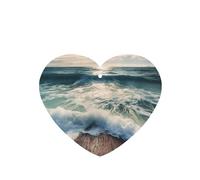 Sea On The Boards Lot de 6 désodorisants de voiture amusants à suspendre pour voiture - Mignon - Longue durée - Parfumé - Décoration à suspendre - Cadeau - Accessoires de décoration d'intérieur pour