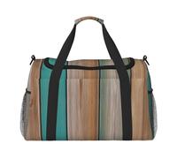 Sea on the boards - Sac de voyage imprimé pour homme et femme, sacs de voyage pliables et sac fourre-tout spacieux pour le rangement des articles de toilette, bagages, articles personnels, noir