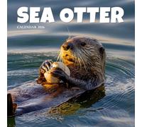 Sea Otters Calendar 2026: Adorable Wildlife Photography of Playful Otters