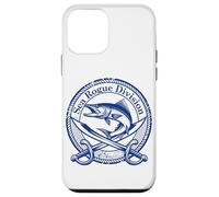 Sea Rogue Division Barracuda Pirate Swords Emblème Coque pour iPhone 12 Mini