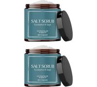 Sea Salt Body Scrub - Gentle Exfoliating & Moisturising Formula for Smooth and Soft Skin (2pcs)