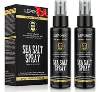 Sea Salt Spray-Sea Water Hair Spray-Waves Styling Product With Kelp Extract,Aloe And Red Algae-Instantly Adds Volume,Texture,Thickness And Light 2x100ml